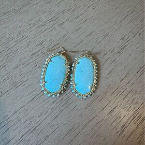 Mint Kendra Scott earrings